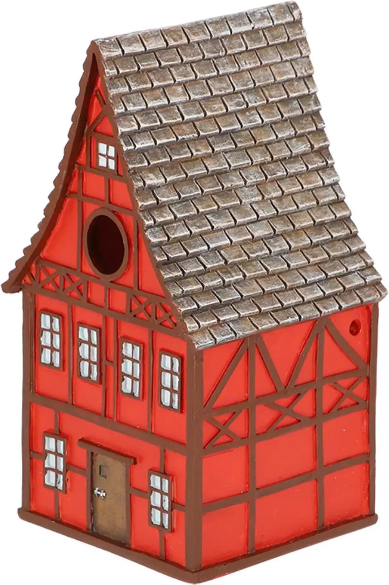 Esschert Design Vogelnestkastje Steenrood - 13,5x13x24,5cm