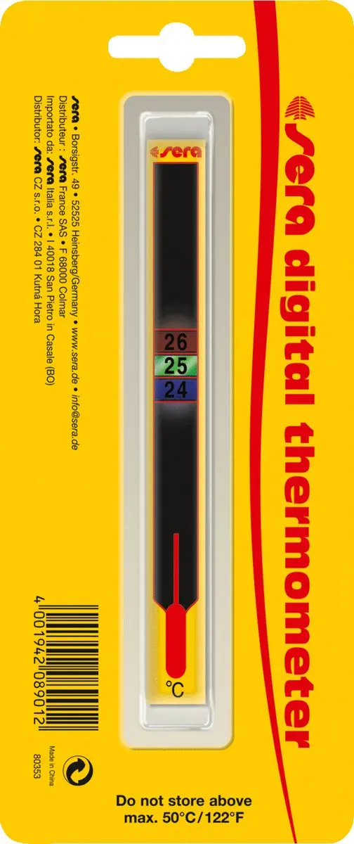 Sera Aquarium Thermometer LCD
