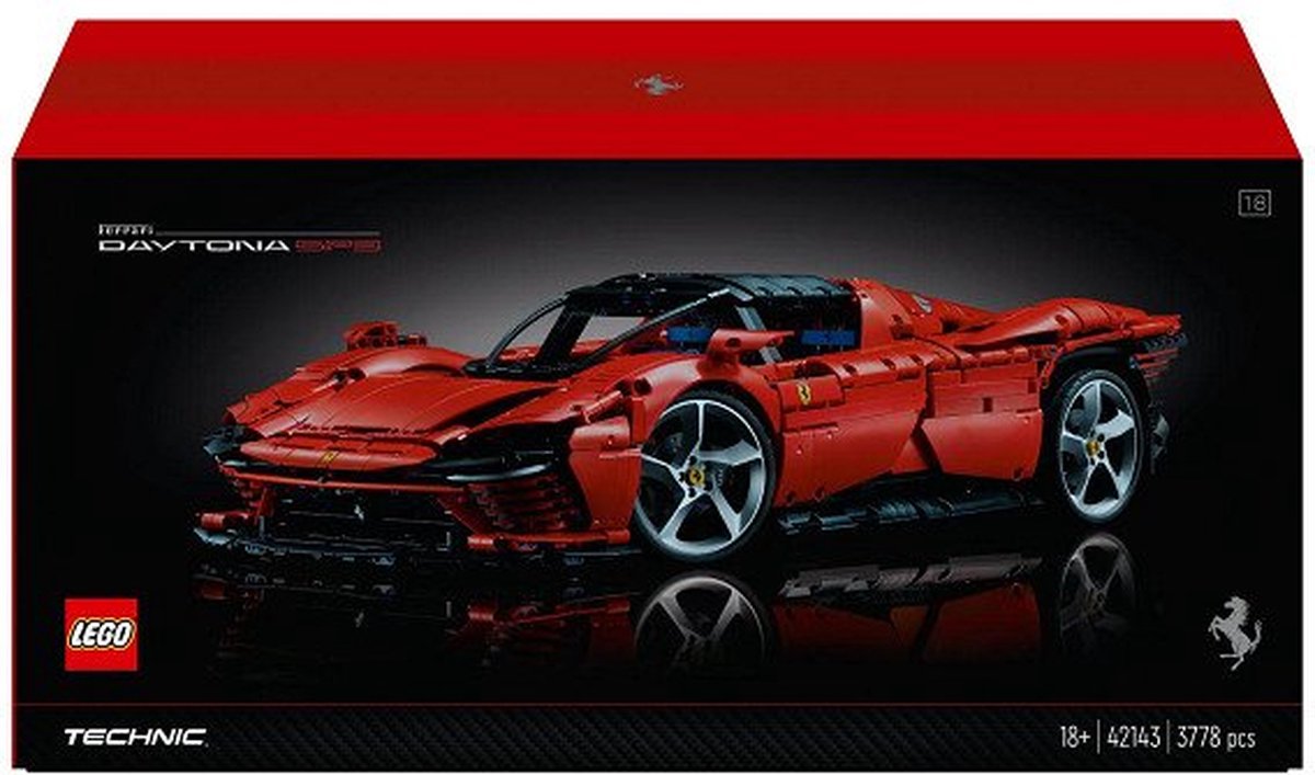 LEGO Technic Ferrari Daytona SP3 Raceauto Collectible voor Volwassenen - 42143