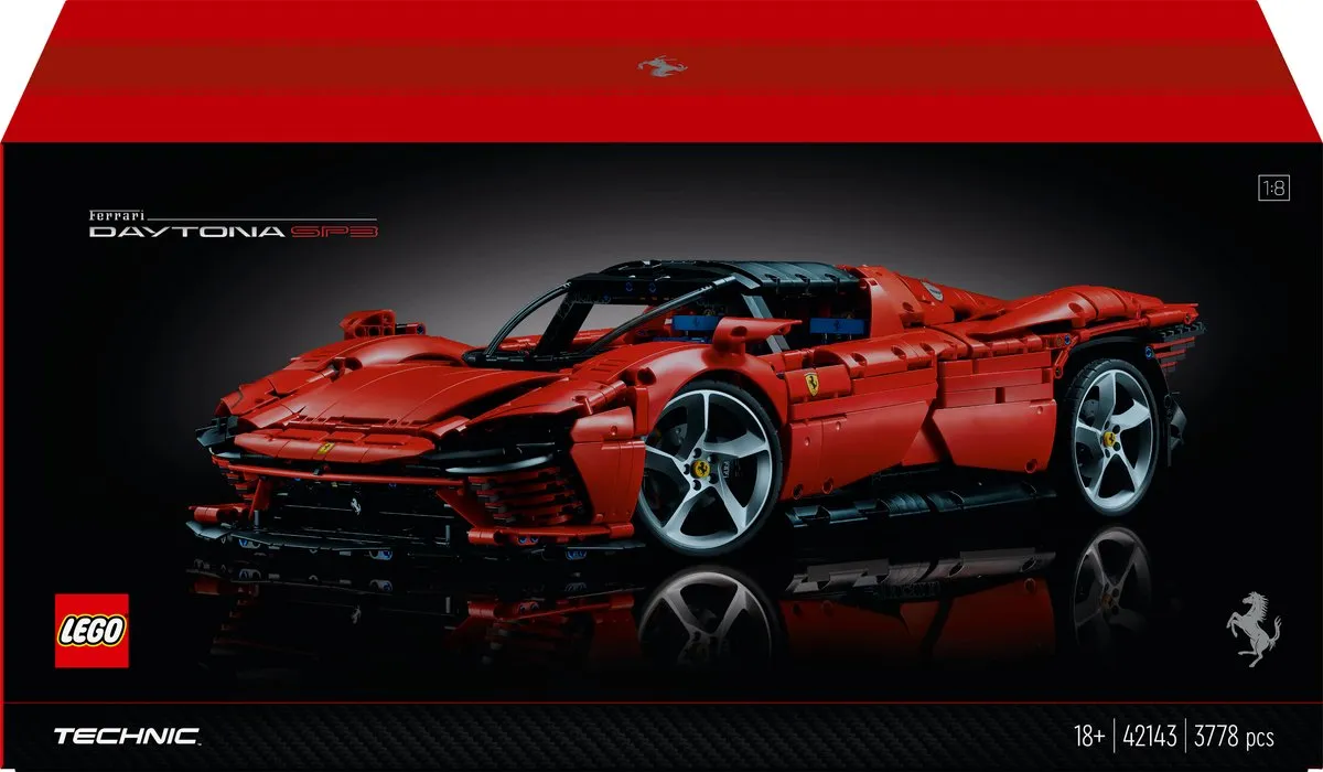 LEGO Technic Ferrari Daytona SP3 Raceauto Collectible voor Volwassenen