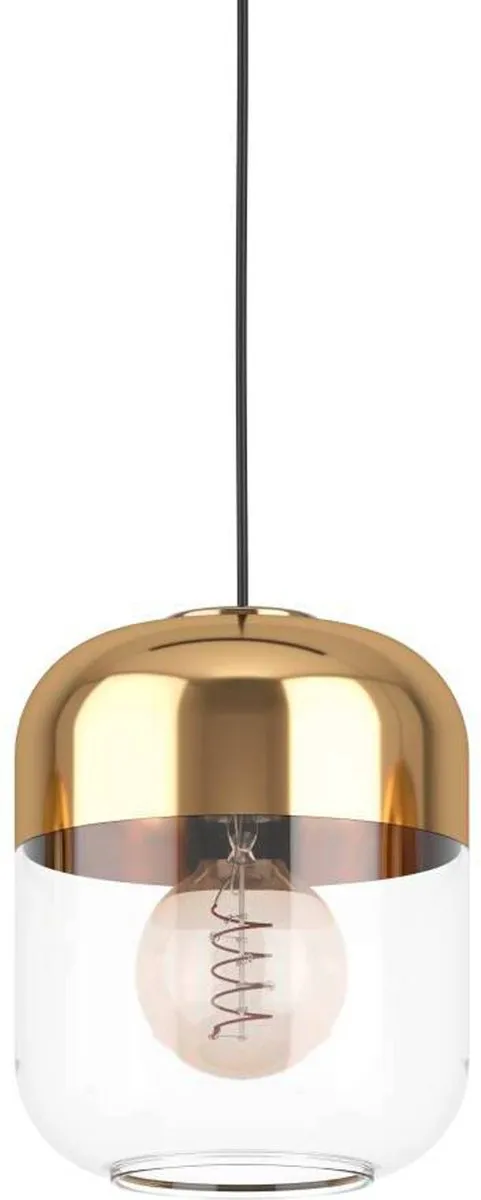 Eglo Maryvilla Hanglamp E27 - 87 cm - Goud/Zwart