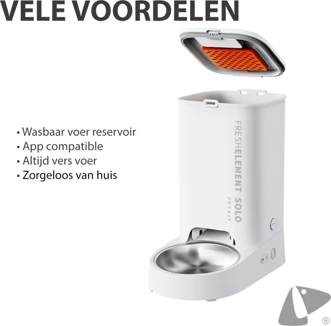 Petkit Fresh Element Solo Automatische Voerbak 3L - Wit