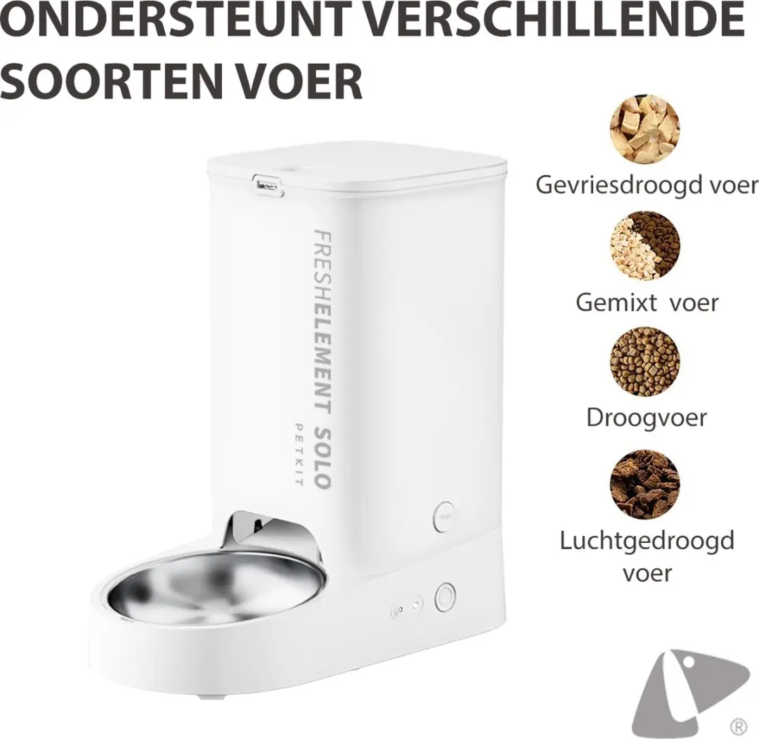 Petkit Fresh Element Solo Automatische Voerbak 3L - Wit