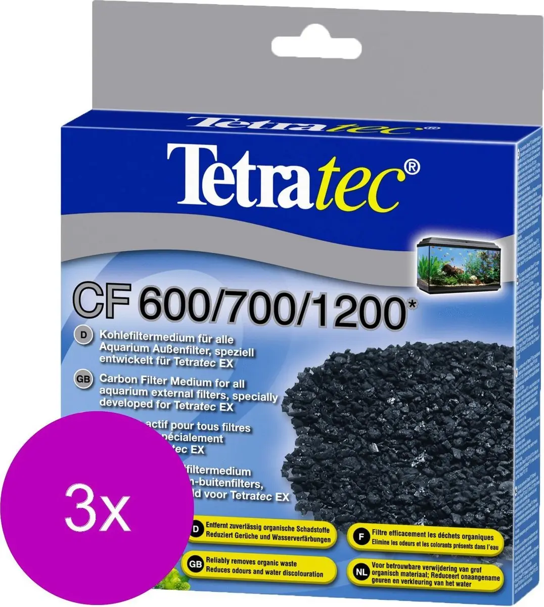 Tetra Tec Ex CF Koolfiltermedium - 3x2x100g