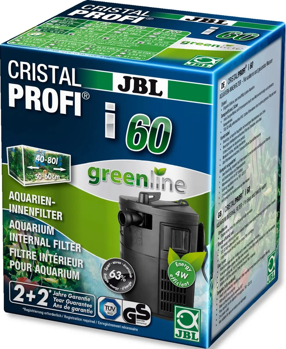 JBL CristalProfi i60 Greenline Aquariumfilter 420 l/h