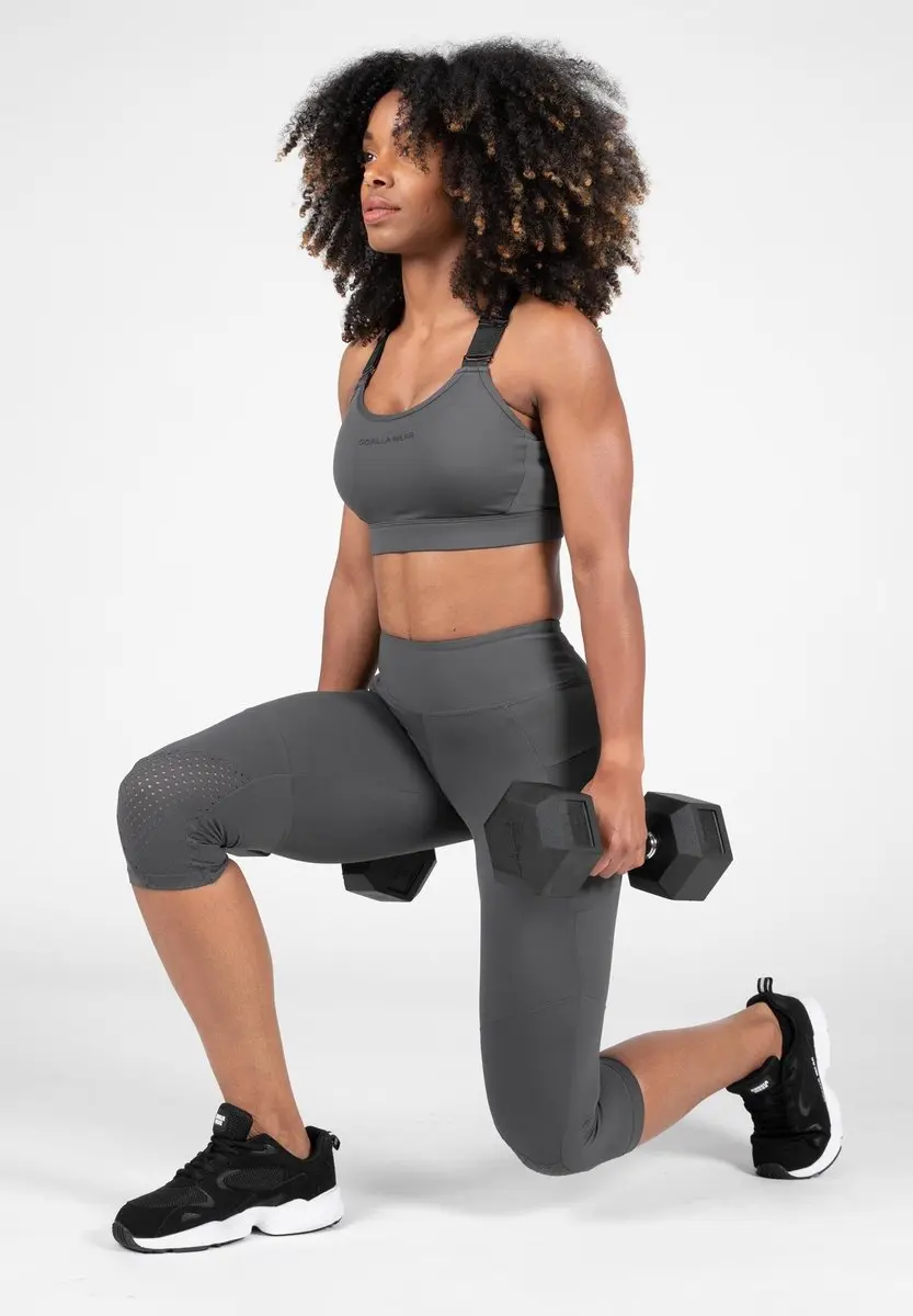 Gorilla Wear Monroe Cropped Leggings XL - Grijs