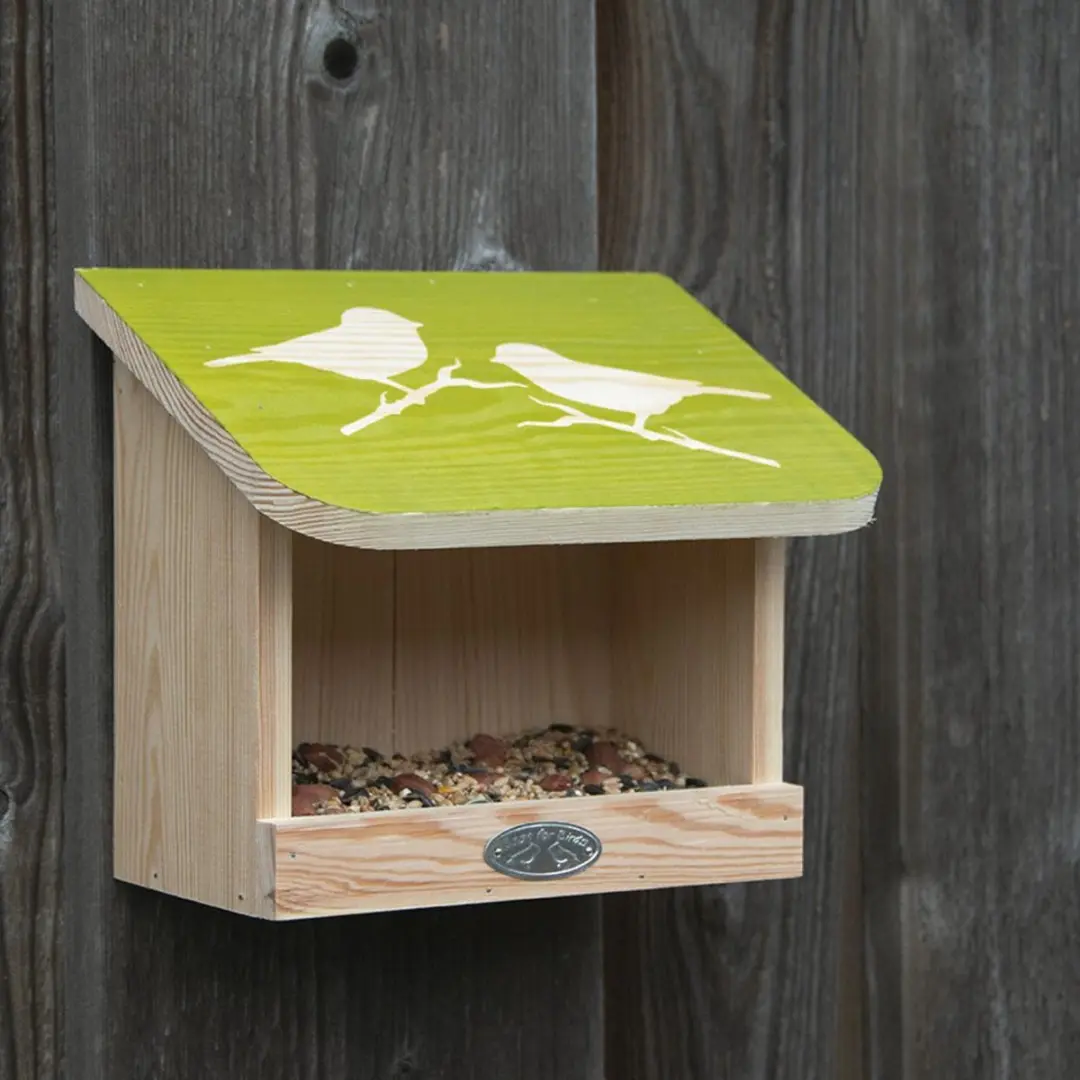 Esschert Design Diapositief Muurvoedertafel - Groen - afbeelding 3 van 6