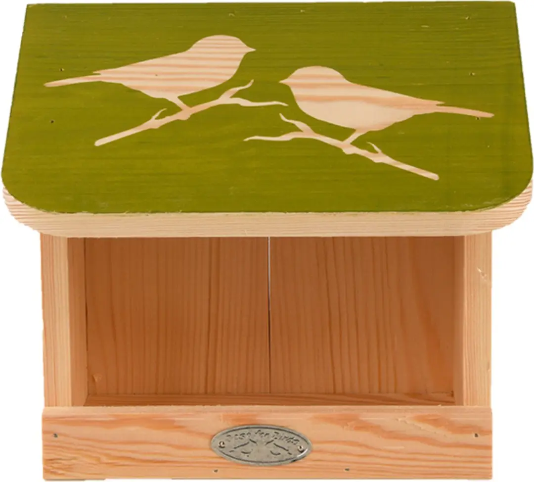 Esschert Design Diapositief Muurvoedertafel - Groen - afbeelding 5 van 6