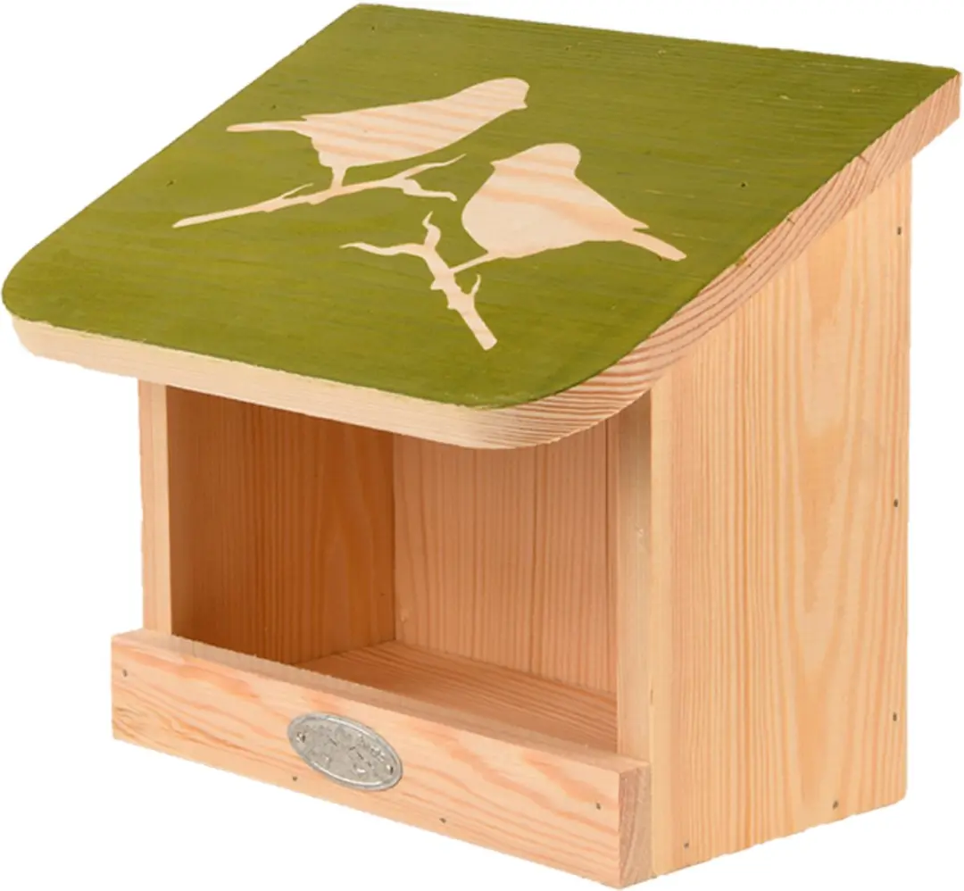 Esschert Design Diapositief Muurvoedertafel - Groen - afbeelding 4 van 6