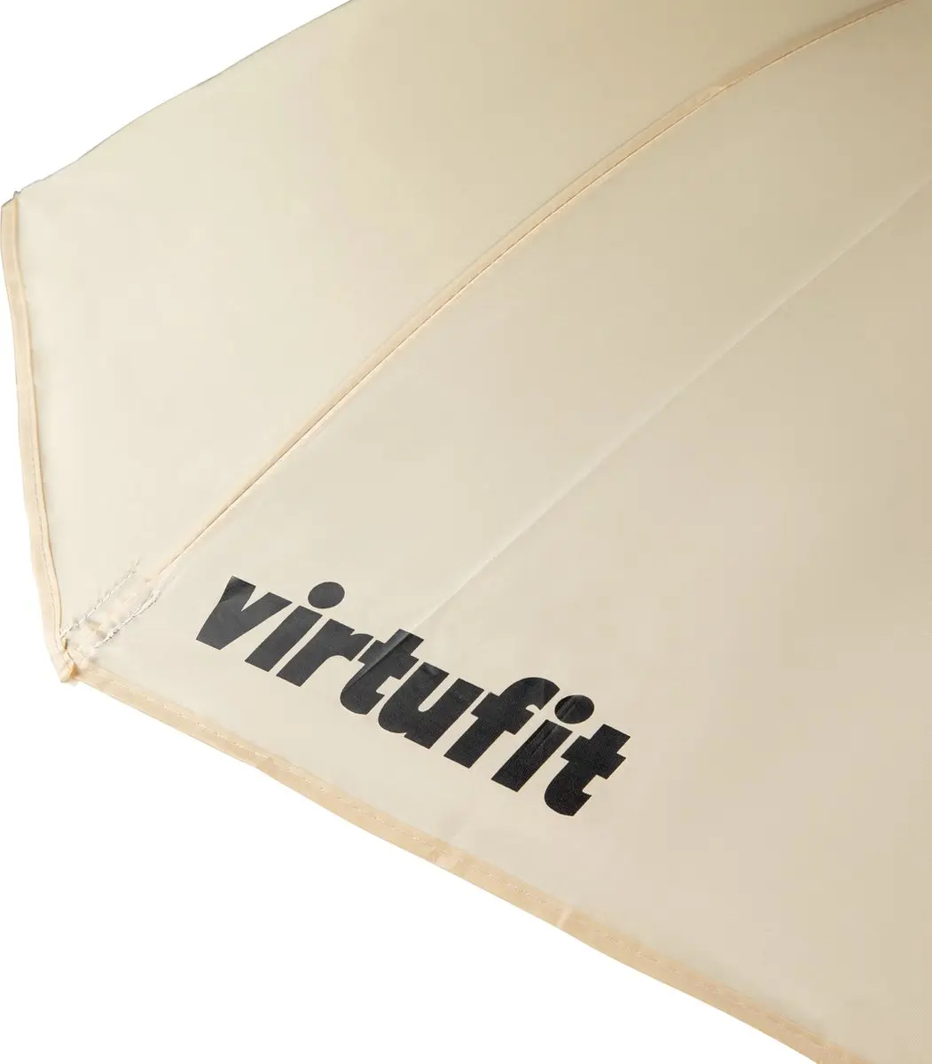 Virtufit Universele Stoelparasol 105cm - Beige - 360° Draaibaar