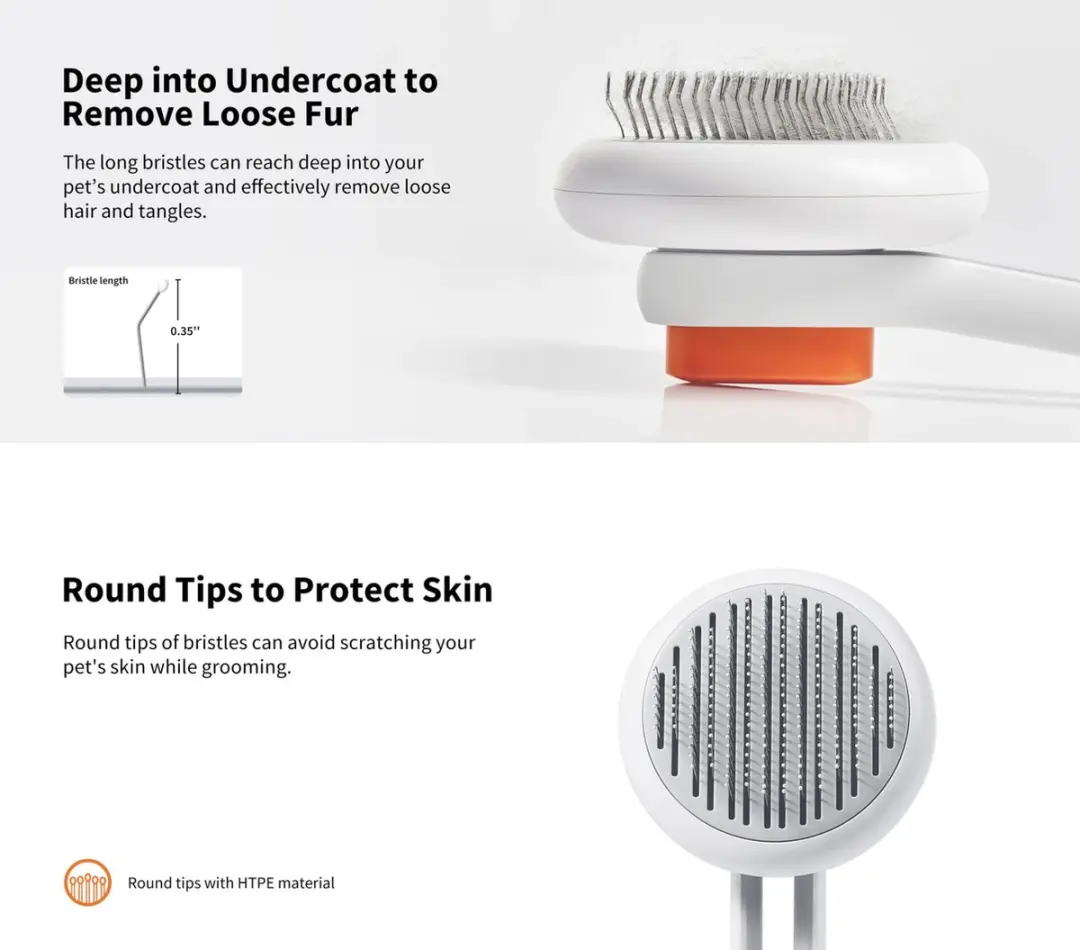 Petkit Pet Grooming Brush2 Dierenkam - Wit