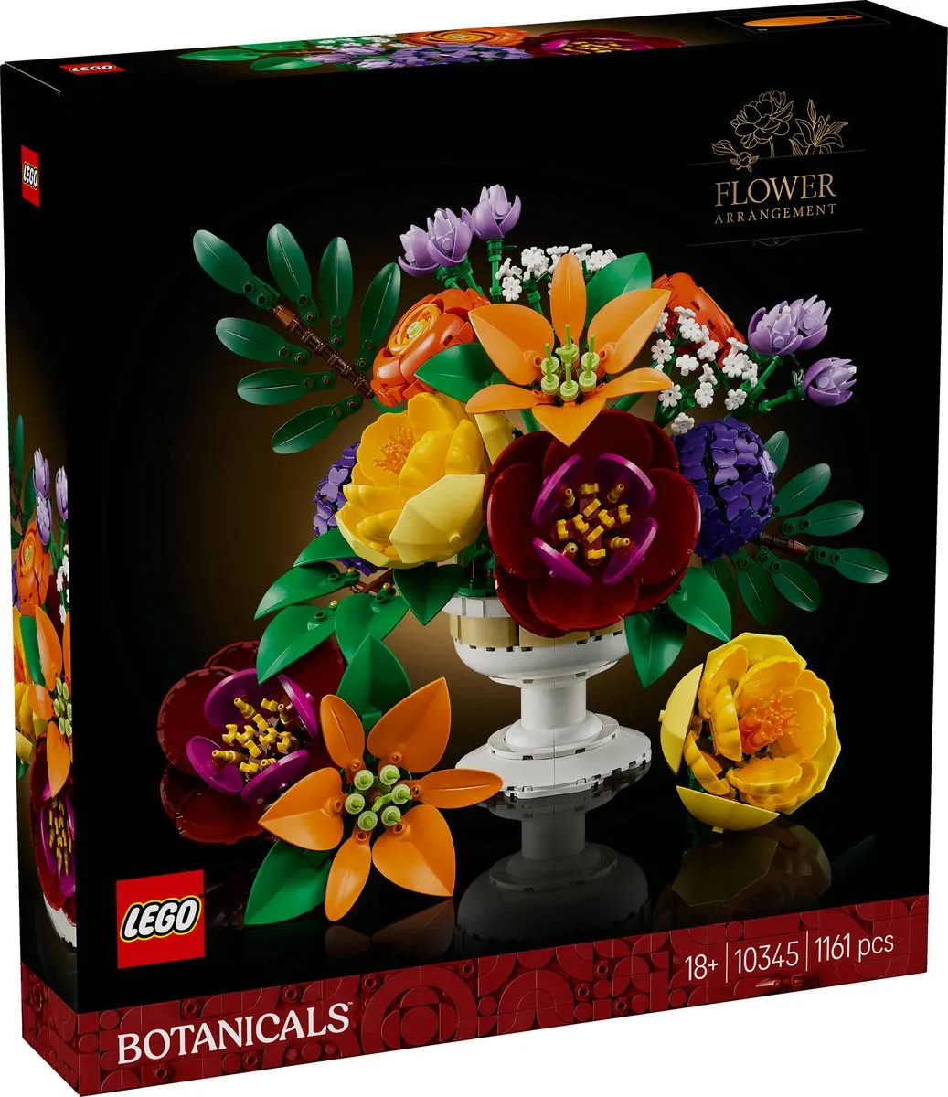 LEGO Botanicals Bloemstuk 10345 - 1161 Stukken - Meerkleurig - afbeelding 6 van 6