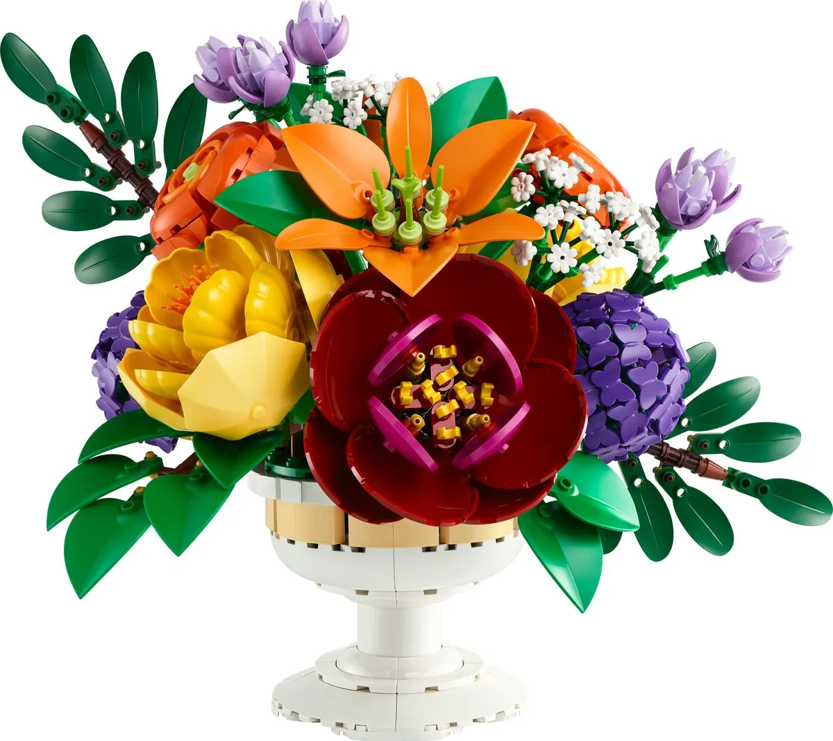 LEGO Botanicals Bloemstuk 10345 - 1161 Stukken - Meerkleurig