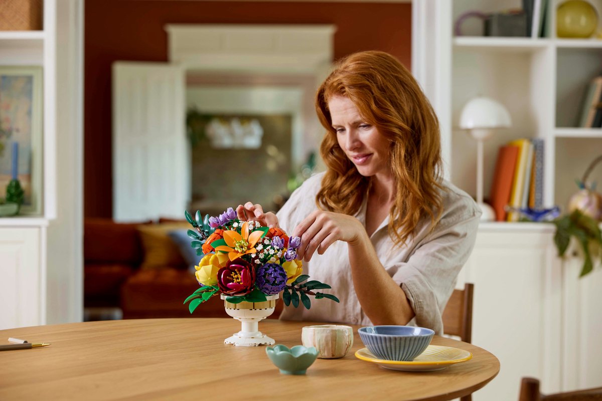 LEGO® Botanicals Bloemstuk, decoratie voor in huis, bouwset voor volwassenen - 10345