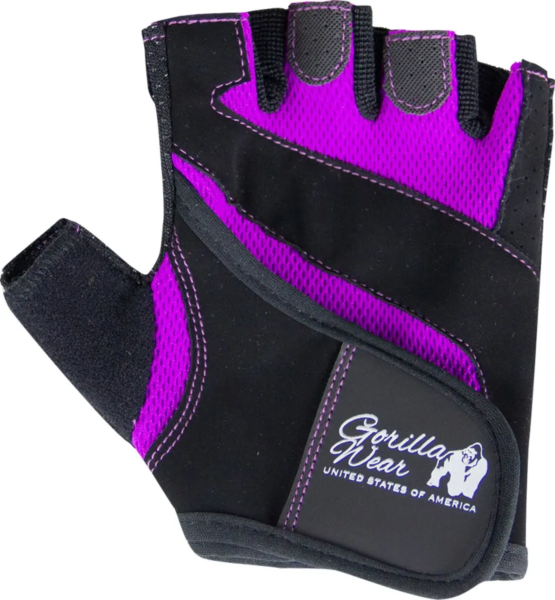 Gorilla Wear Fitness Handschoenen Zwart/Paars