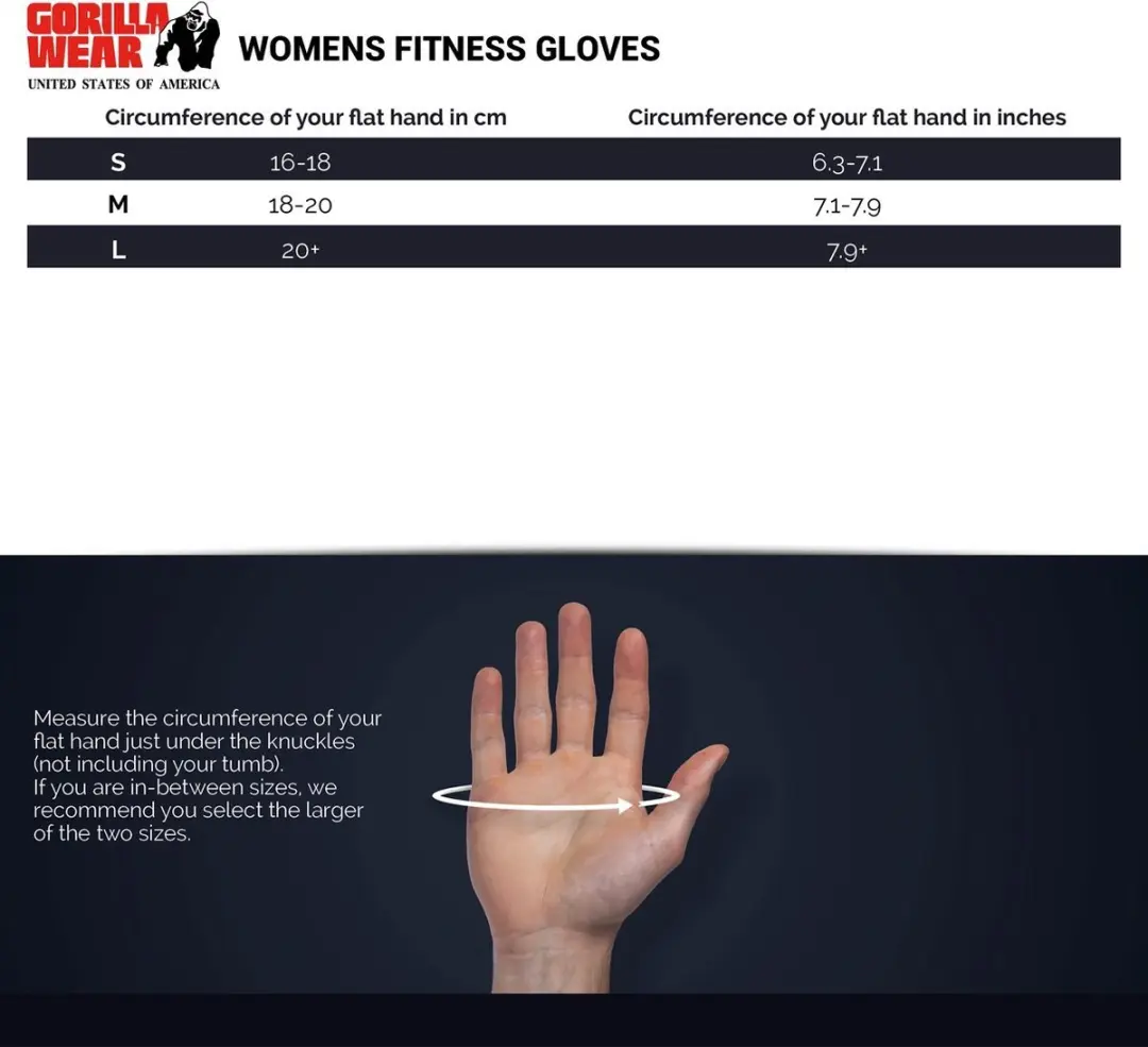 Gorilla Wear Fitness Handschoenen Zwart/Paars - L