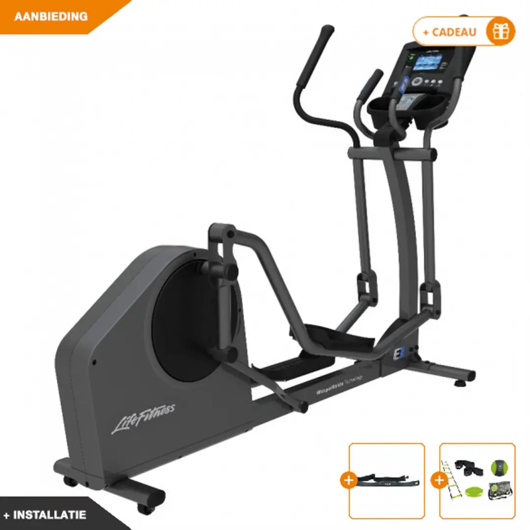 Life Fitness E1 Crosstrainer - Go Console - 20 Niveaus - Wit