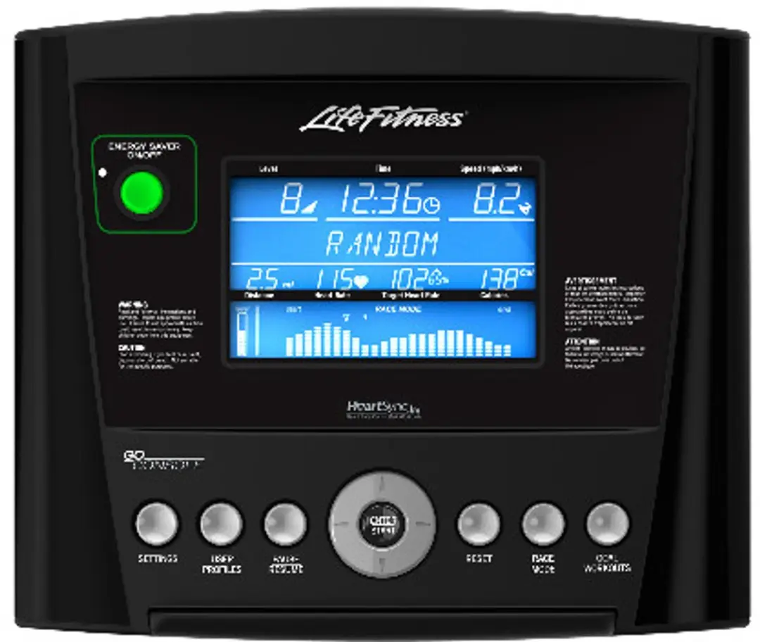 Life Fitness E1 Crosstrainer - Go Console - 20 Niveaus - Wit