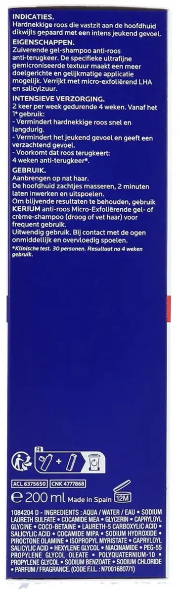 La Roche-Posay Kerium Anti-roos Shampoo 200ml
