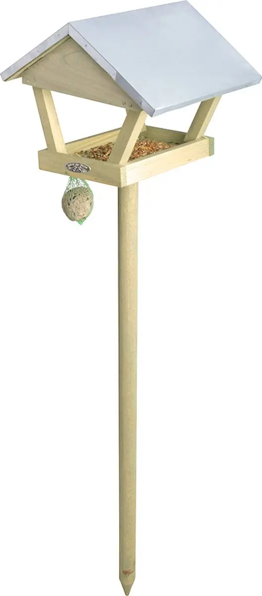 Esschert Design Vogelvoederhuisje Bruin 90x28x120cm