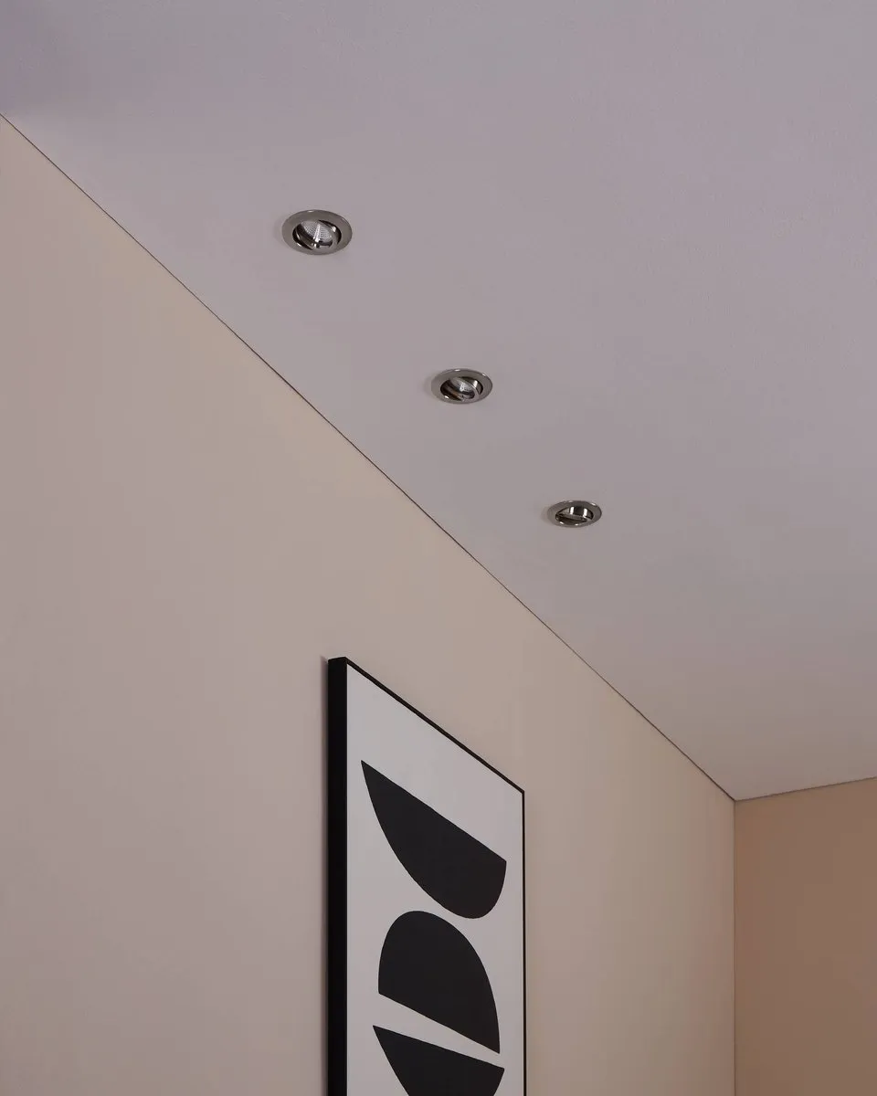 Eglo Tedo 1 Inbouwarmatuur 3 Lichtpunten - Ø80cm Nikkel-Mat - afbeelding 6 van 6