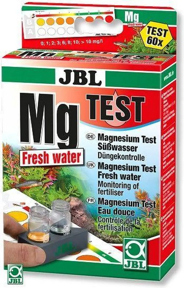 JBL Dier MG Magnesium Testset Zoetwater - 60 Stuks