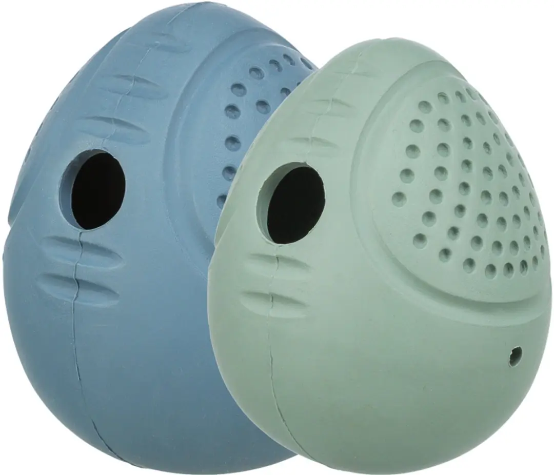 Trixie Snack Tuimel-Ei Natuurrubber Blauw