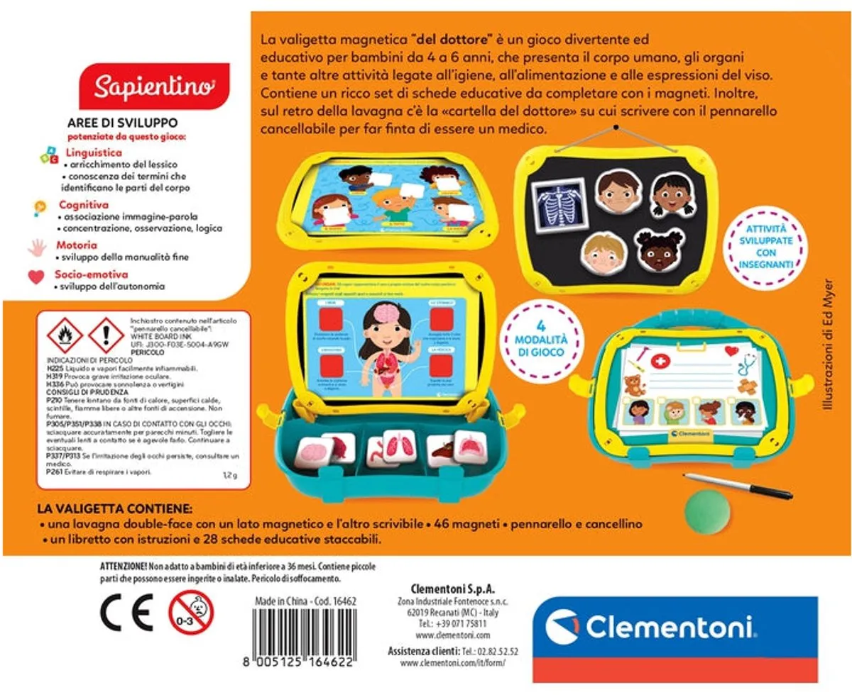 Clementoni Sapientino 16462 Lavagna Double-Face