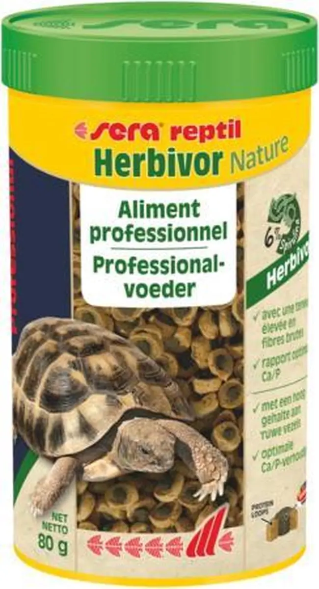 Sera Reptil Professional Herbivor 1000ml - Reptielenvoer