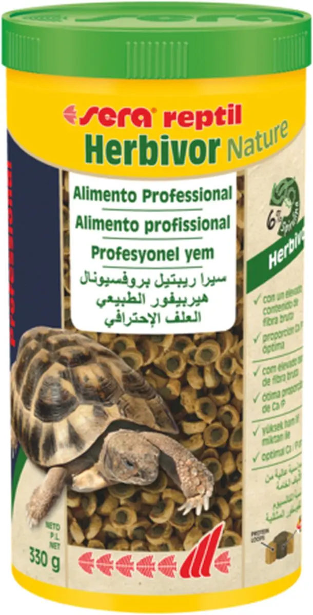 Sera Reptil Professional Herbivor 1000ml - Reptielenvoer