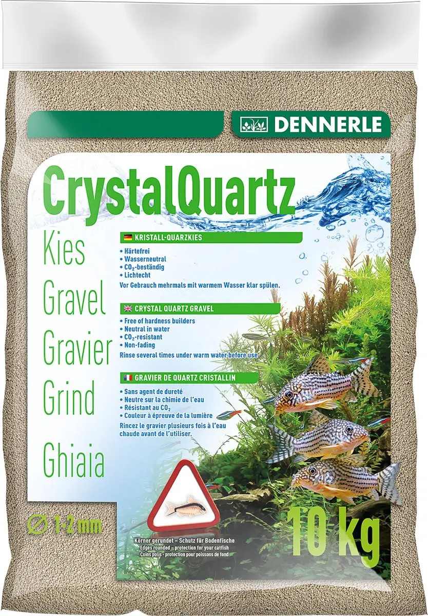Dennerle Kristal Grind Natuurwit 1-2mm - 10kg
