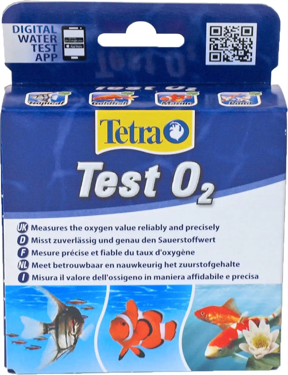 Tetra Test O2 Zuurstofgehalte - Blauw