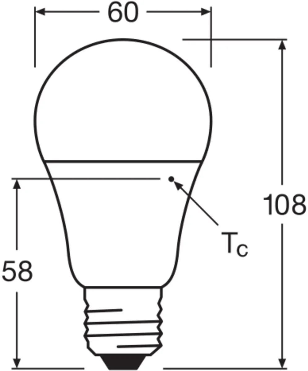 LEDVANCE Classic E27 Peer Mat 8.8W 806lm - 6 Stuks - Zeer Warm Wit 4000K