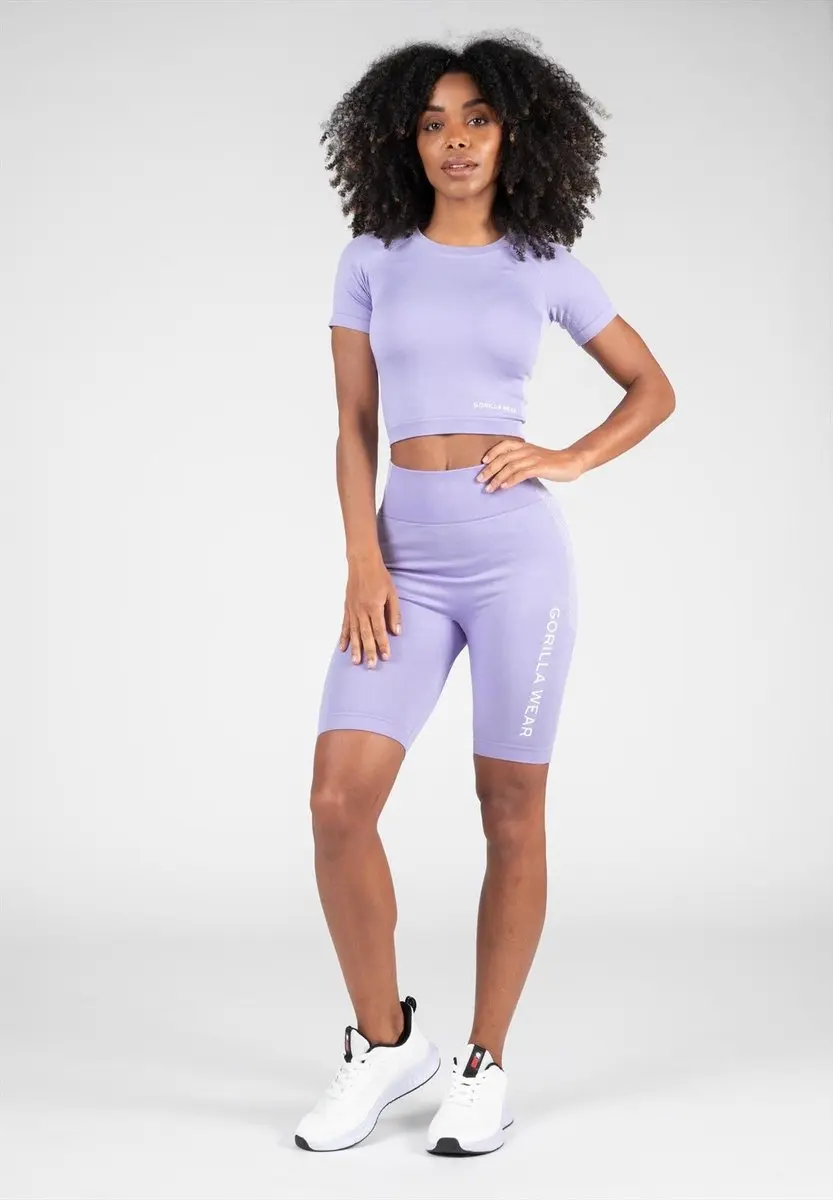 Gorilla Wear Selah Seamless Trainingsbroek - M/L - Lila