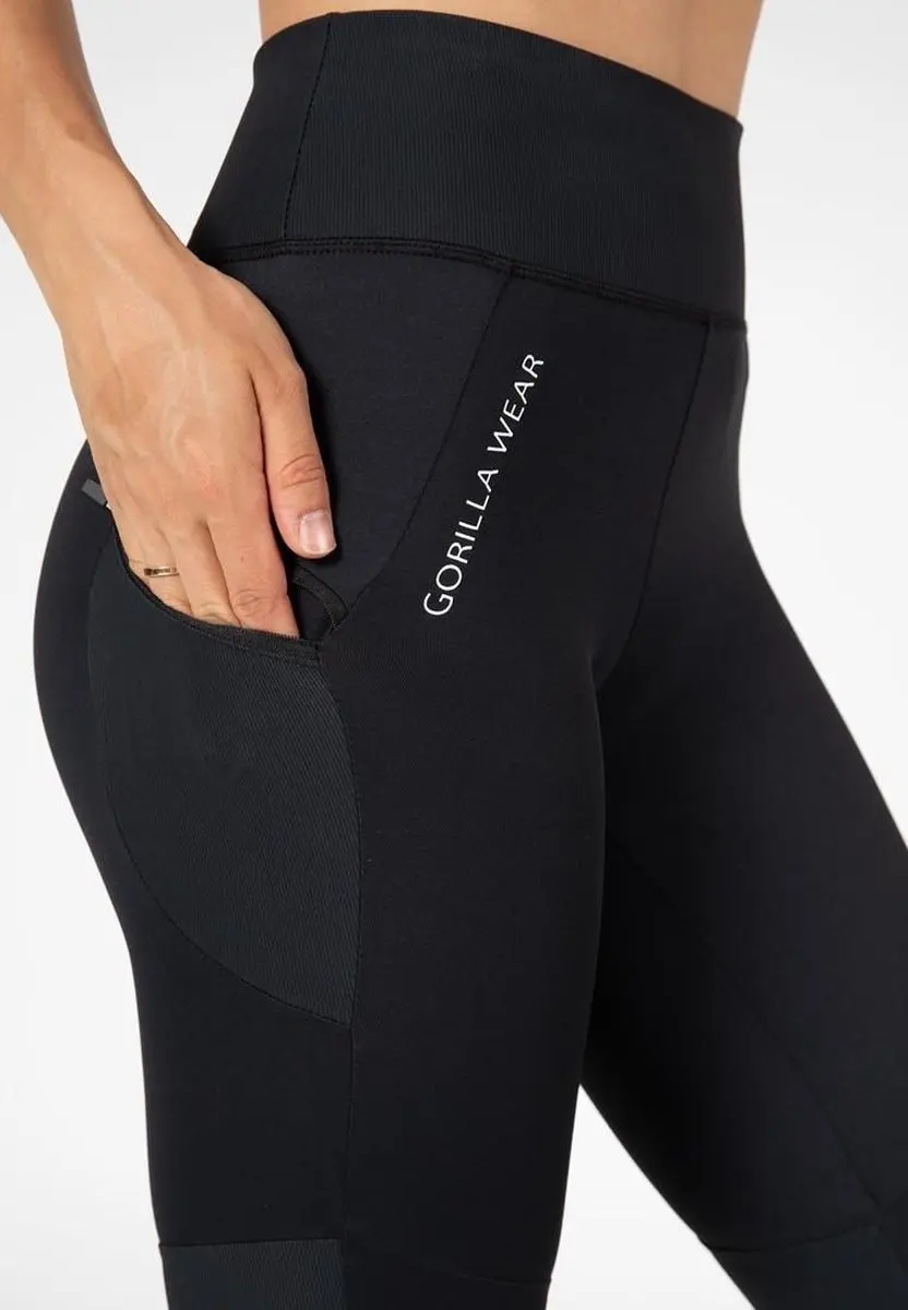 Gorilla Wear Monroe Cropped Legging XS - Zwart
