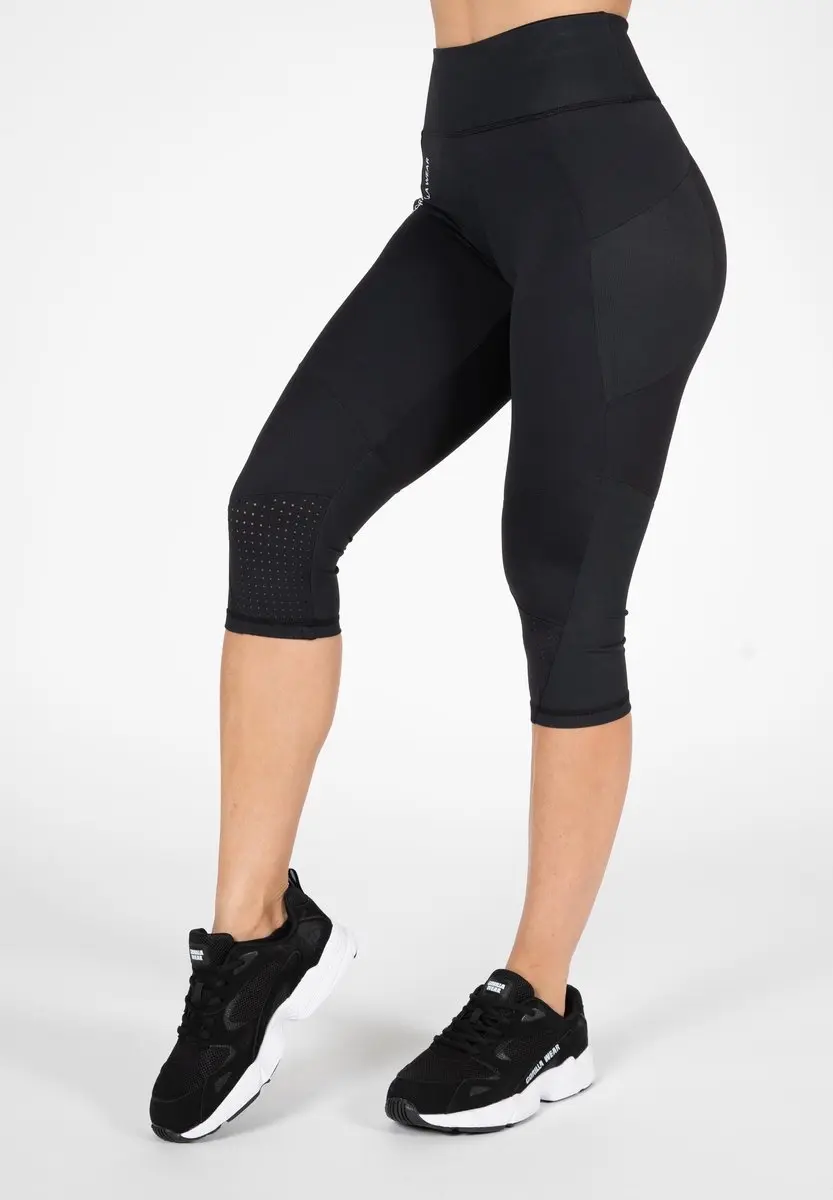 Gorilla Wear Monroe Cropped Legging XS - Zwart