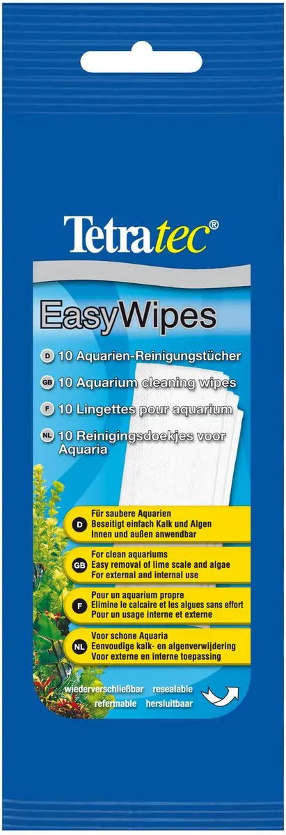 Tetra Easy Wipes Aquarium Reinigingsdoekjes