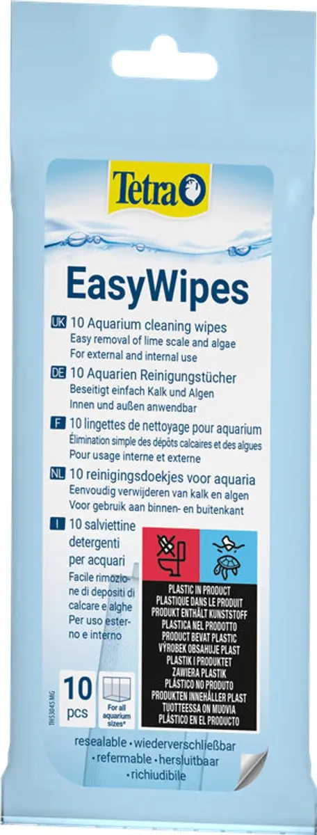 Tetra Easy Wipes Aquarium Reinigingsdoekjes - 10 Stuks