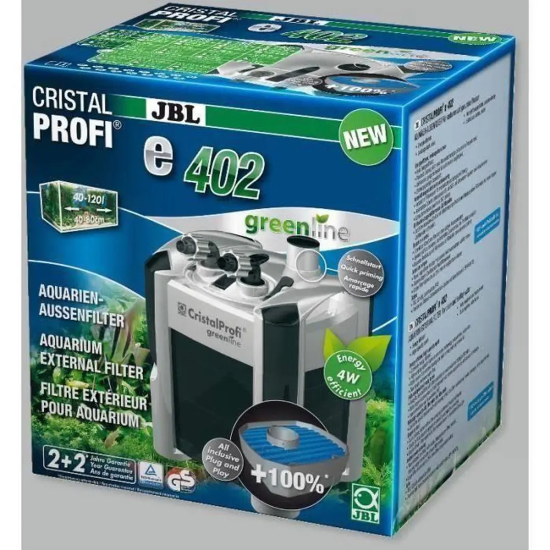 JBL CristalProfi E402 Greenline Aquariumfilter 450 l/h - afbeelding 4 van 5
