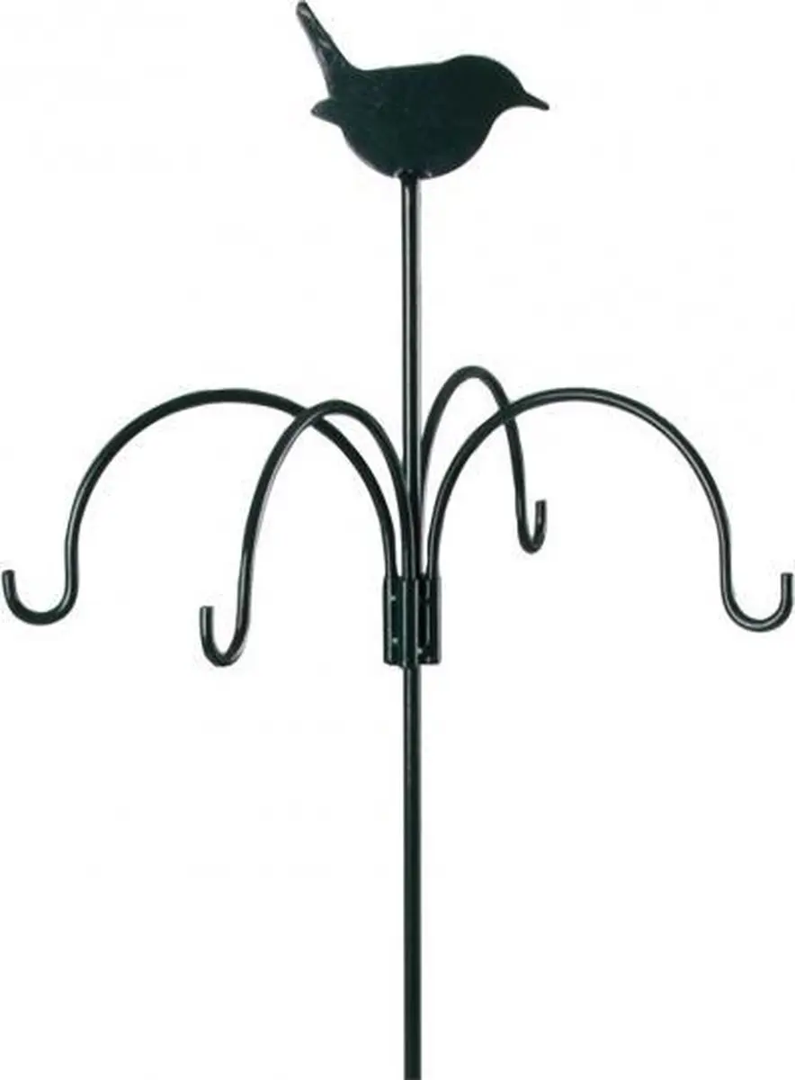 Esschert Design Voederhanger Vogelvoederhuisje Groen - 150cm