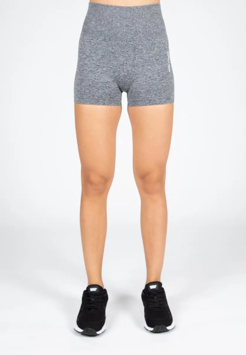 Gorilla Wear Quincy Seamless Shorts S/M - Grijs