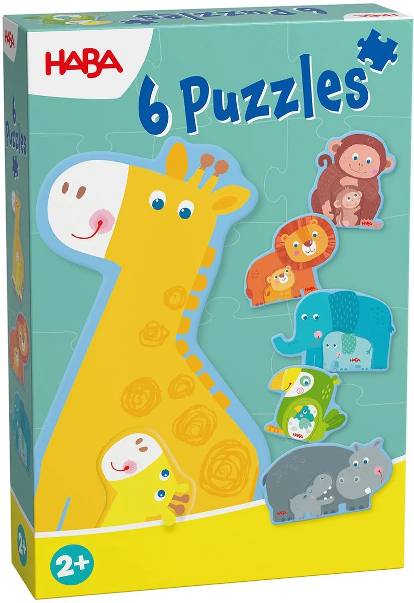 HABA Steckpuzzle Meine ersten Puzzle 36-delig - 6 Stuks - afbeelding 6 van 6