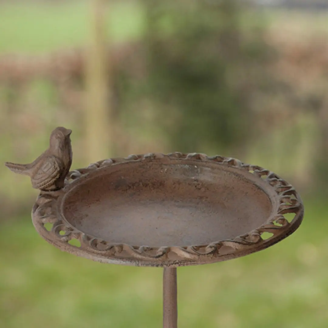 Esschert Design Vogeldrinkschaal FB165 - Staand - Bruin