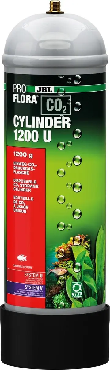 JBL ProFlora CO2 Cilinder 1200U Wegwerpfles