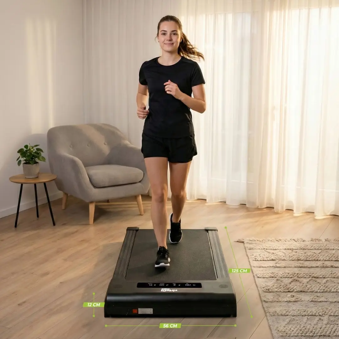 VirtuFit WP50 Walkingpad - 6 Programma's - 8 km/u - Zwart