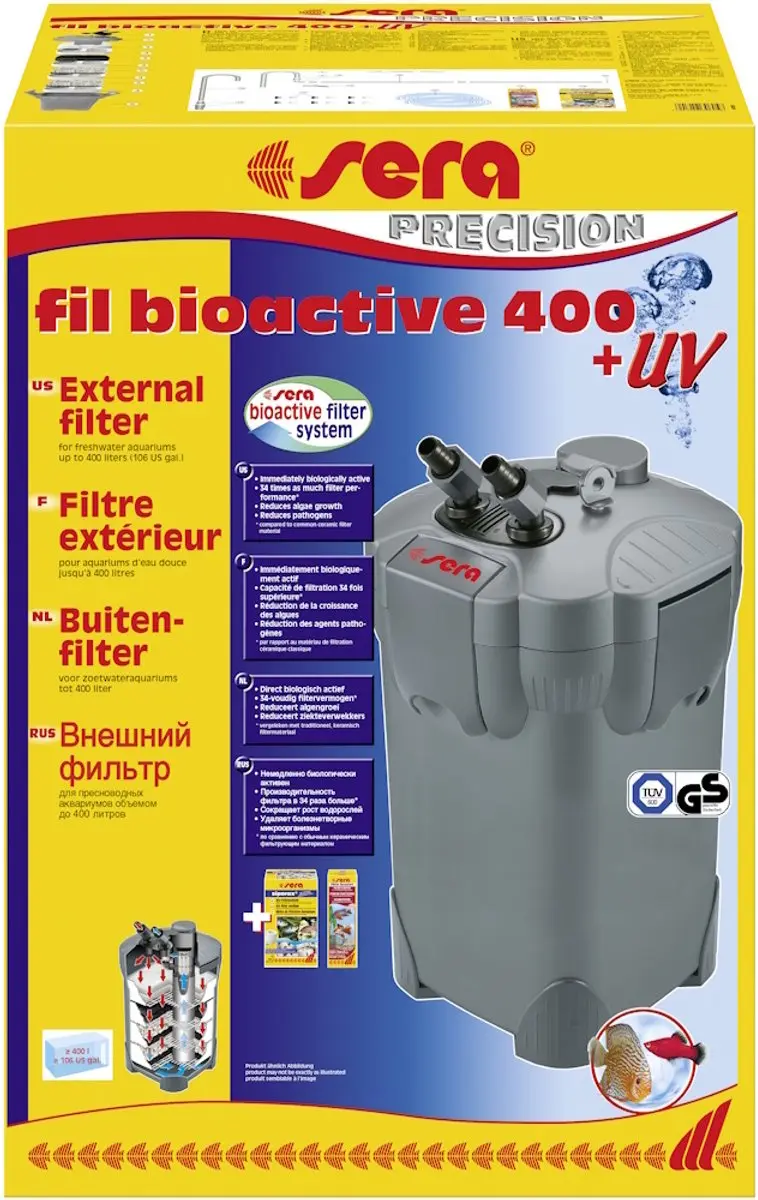 Sera fil bioactive 400 UV Filter 1100 l/h
