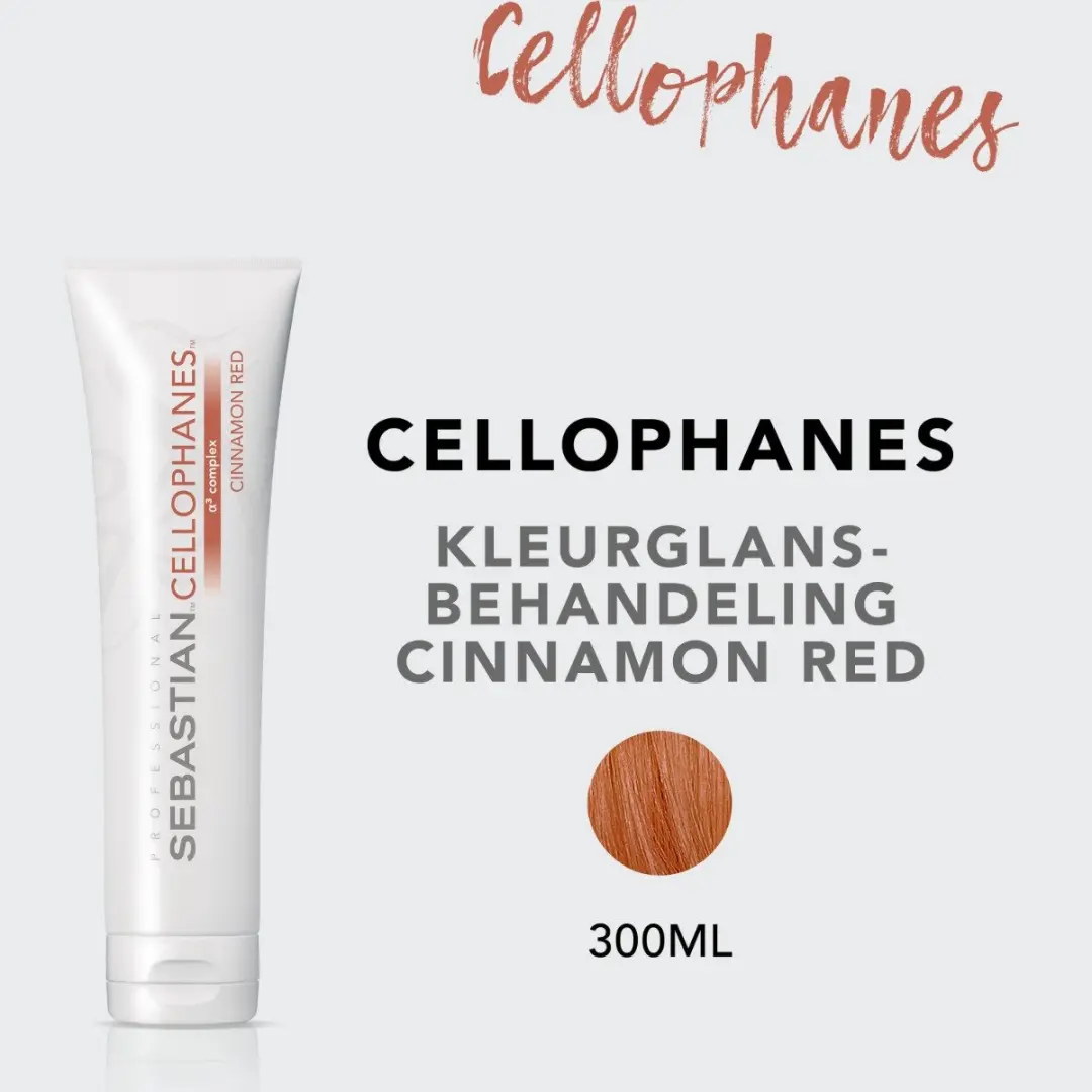 Sebastian Professional Cellophanes Cinnamon Red Kleurspoeling 300ml