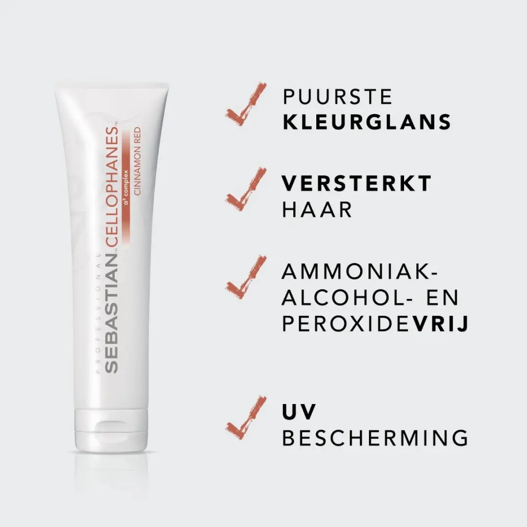 Sebastian Professional Cellophanes Cinnamon Red Kleurspoeling 300ml