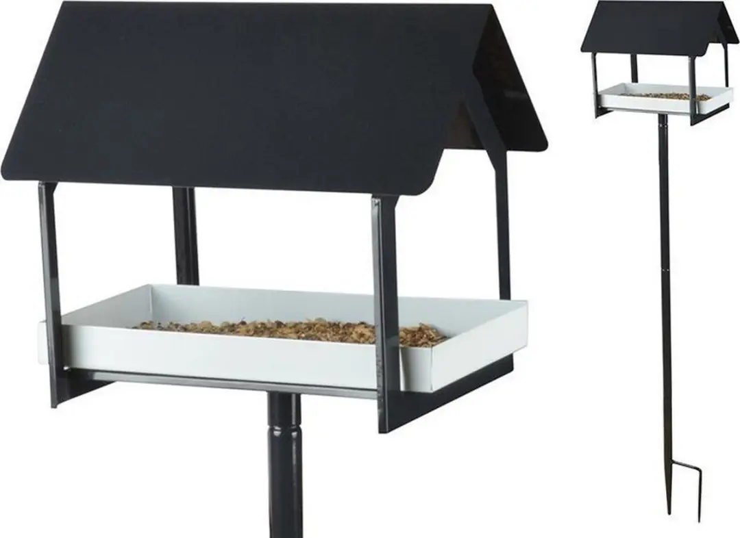 Esschert Design Vogelvoederhuisje Op Paal 126cm