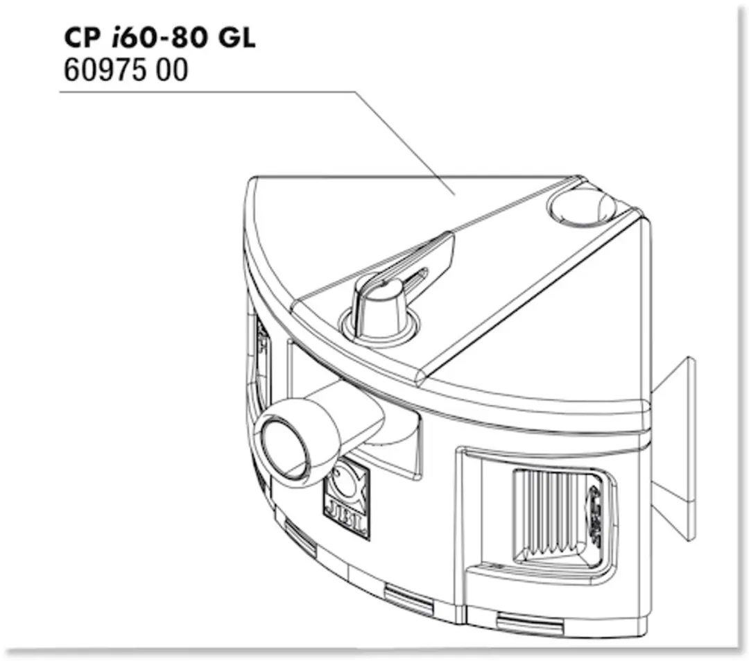 JBL CristalProfi i60/80 Pompenkop